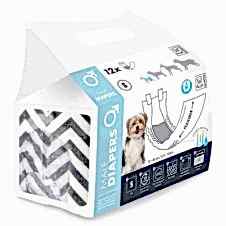 M-Pets Diapers Erkek Köpekler İçin Külot Bez 15-30cm [S] (12'li)