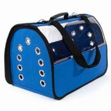 Pet Pretty Flybag Şeffaf Çanta Büyük Boy  Mavi