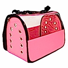 Pet Pretty Flybag Şeffaf Çanta Büyük Boy Pembe