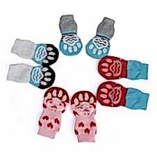 Allypaws Köpekler İçin Kaymaz Tabanlı Çorap  4Lü S