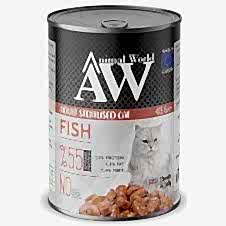 Animal World Jöle İçerisinde Balıklı Kısırlaştırılmış Kedi Konservesi 415 Gr
