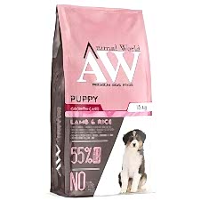Animal World Kuzu Etli Yavru Köpek Maması 15 Kg