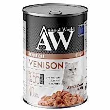 nimal World Jöle İçerisinde Geyik Etli Yetişkin Kedi Konservesi 415 Gr