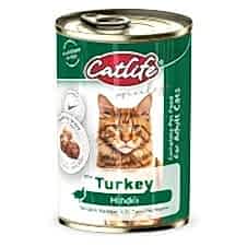 Catlife Hindili Yetişkin Kedi Konservesi 400 Gr