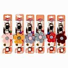 Catlife Kediler İçin Büyük Çiçekli  Zilli Boyun Tasması