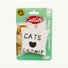 Catlife Kediler İçin Catnip Yastık Oyuncak Zilli