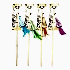 Catlife Kediler İçin Oyuncak Olta Zilli Tüylü