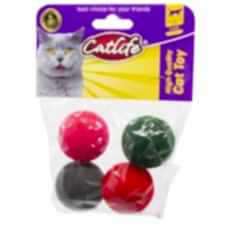 Catlife Kediler İçin Plastik Top 4Lü
