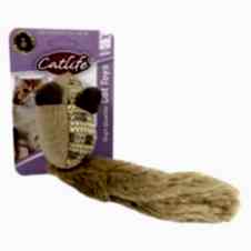 Catlife Kediler İçin Uzun Peluş Kuyruklu Fare