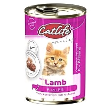 Catlife Kuzu Etli Yavru Kedi Konservesi 400 Gr