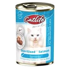 Catlife Somonlu Kısır Kedi Konservesii 400 Gr
