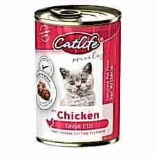 Catlife Tavuklu Yavru Kedi Konservesi 400 Gr