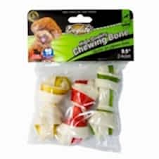 Doglife Düğümlğ Köpek Kemiği Renkli 3lü