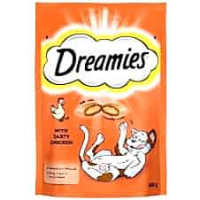 Dreamies İç Dolgulu Tavuklu Kedi Ödül Bisküvisi 60 Gr