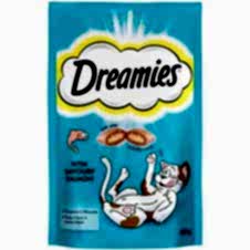 Dreamies İç Dolgulu Somonlu Kedi Ödül Bisküvisi 60 Gr