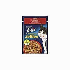 Felix Pouch Jöle İçinde Sığır Etli ve Domatesli Yetişkin Kedi Pounch 85 Gr