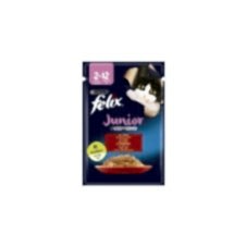 Felix Jöle İçinde Sığır Etli Yavru Kedi Pounch 85 Gr