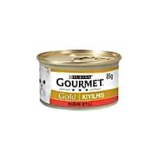 Gourmet Gold Kıyılmış Sığır Etli Konserve Kedi Maması 85Gr