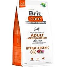 Brit Care Hipoalerjenik Kuzulu ve Pirinçli Orta Irk Yetişkin Köpek Maması 12 Kg