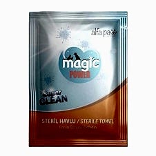 Magic Pwr Steril Temizlik Havlusu Kokulu