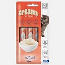 M-Pets Creamy Somonlu Krema Kedi Ödül Maması 4*15 Gr