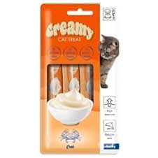 M-Pets Creamy Yengeçli Krema Kedi Ödül Maması 4*15 Gr
