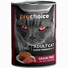 Prochoice Dana Etli Tahılsız Ezme Yetişkin Kedi Konservesi 400 Gr