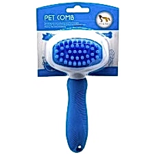 Pet&Two Masaj Ve Yıkama Fırçası Slikon Saplı (S)