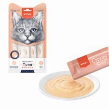 Wanpy Ton Balıklı&Somonlu Krema Kedi Ödülü 14Gr*5 Adet