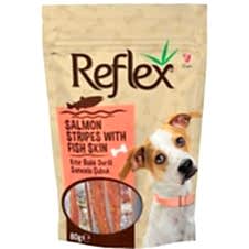 Reflex Kıtır Balık Derili Somonlu Köpek Ödül Çubuğu 80gr