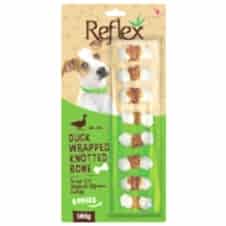 Reflex Ördek Eti Sargılı Düğümlü Köpek Çiğneme Kemiği 100gr (8'li)