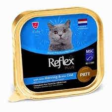 Reflex Plus Pate Ringa Ve Morina Balıklı Yetişkin Kedi 85 Gr