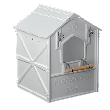 Demonte Plastik Kuş Yuvası 14,5*14,5*20Cm