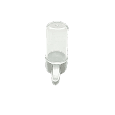 T-Pet Yarışma Suluğu Şeffaf Tüp Beyaz Alt-50 ML