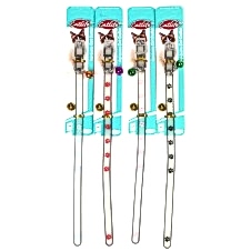 Catlife Pati Desenli Fosforlu Silikon Boyun Tasması Zilli