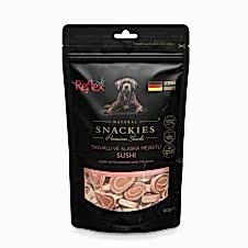 Reflex Snackies Tavuklu ve Balıklı Sushi Tahılsız Köpek Ödül Maması 90gr