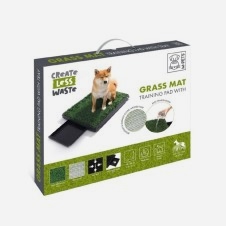 M-PETS Grass Mat Çimli Çekmeceli Köpek Tuvaleti 58x46cm
