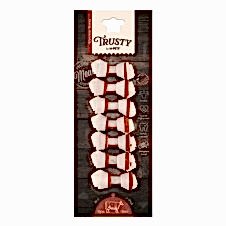 M-Pets Trusty Biftekli Düğümlü Köpek Kemiği 6cm 84gr 7li Paket