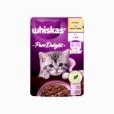 Whiskas Pouch Pure Delight Jöle İçinde Tavuklu Yavru Kedi Konservesi 85 Gr