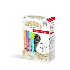 M-Pets Creamy 8 Lezzet Karışık Krema Kedi Ödül Maması  25*15 Gr