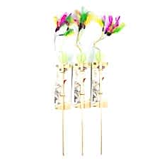 Catlife Kediler İçin Oyuncak Olta Tüylü Toplu