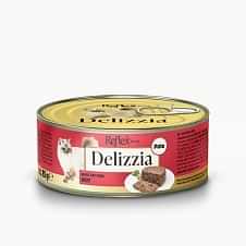 Reflex Plus Delizzia Kıyılmış Dana Etli Pate Yetişkin Kedi Konservesi 85 Gr