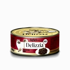 Reflex Plus Delizzia Sos İçinde Parça Etli Dana Etli Yetişkin Kedi Konservesi 85 Gr