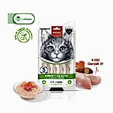 Wanpy Kindey Health Tavuk & Sebze Krema Kedi Ödülü 14Gr*5 Adet