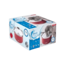 M-Pets Splash Control Kedi ve Köpekler için Çelik Su Kabı 3700ml Kırmızı